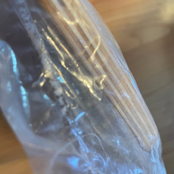 NWT Decorative Natural Birch Wood Round Cutting Board W 11.5" / D 11.5" / H 0.5" - Picture 9 of 9